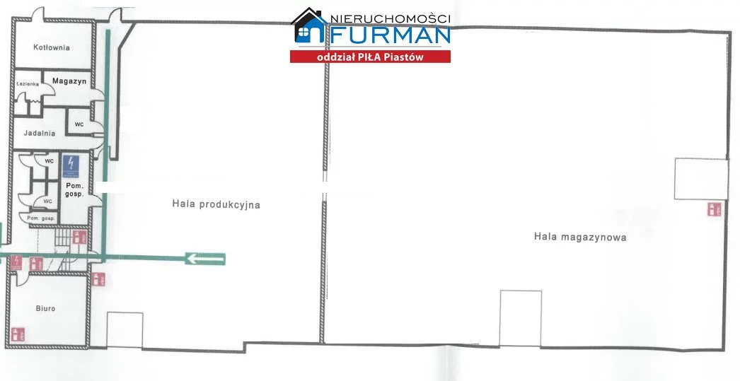 Magazyn 1 407,00 m², oferta nr , FRP-HS-197131-1, Piła, Podlasie