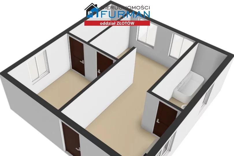 2 pokoje, mieszkanie 37,60 m², piętro 1, oferta nr , FZL-MS-198235, Jastrowie