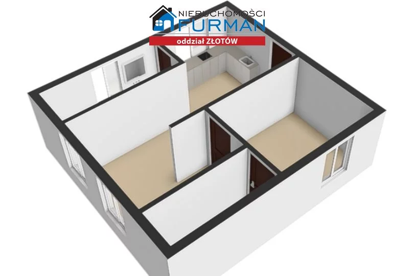 2 pokoje, mieszkanie 37,60 m², piętro 1, oferta nr , FZL-MS-198235, Jastrowie
