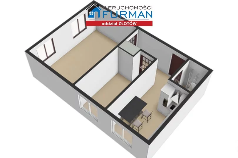 2 pokoje, mieszkanie 51,60 m², piętro 2, oferta nr , FZL-MS-198146, Lipka