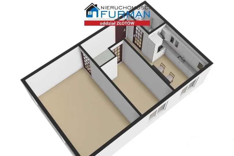 2 pokoje, mieszkanie 51,60 m², piętro 2, oferta nr , FZL-MS-198146, Lipka