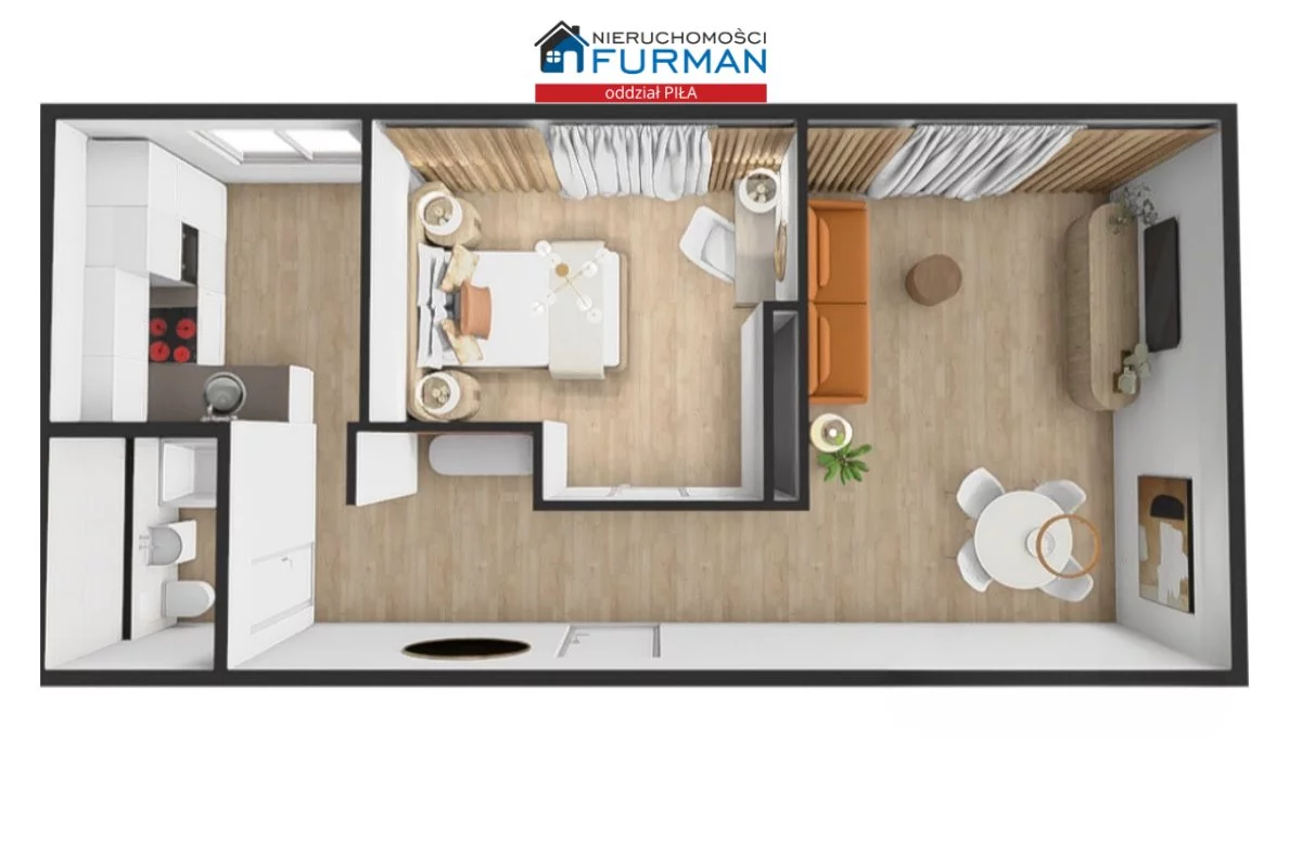 2 pokoje, mieszkanie 48,00 m², piętro 2, oferta nr , FRP-MS-198223-2, Piła