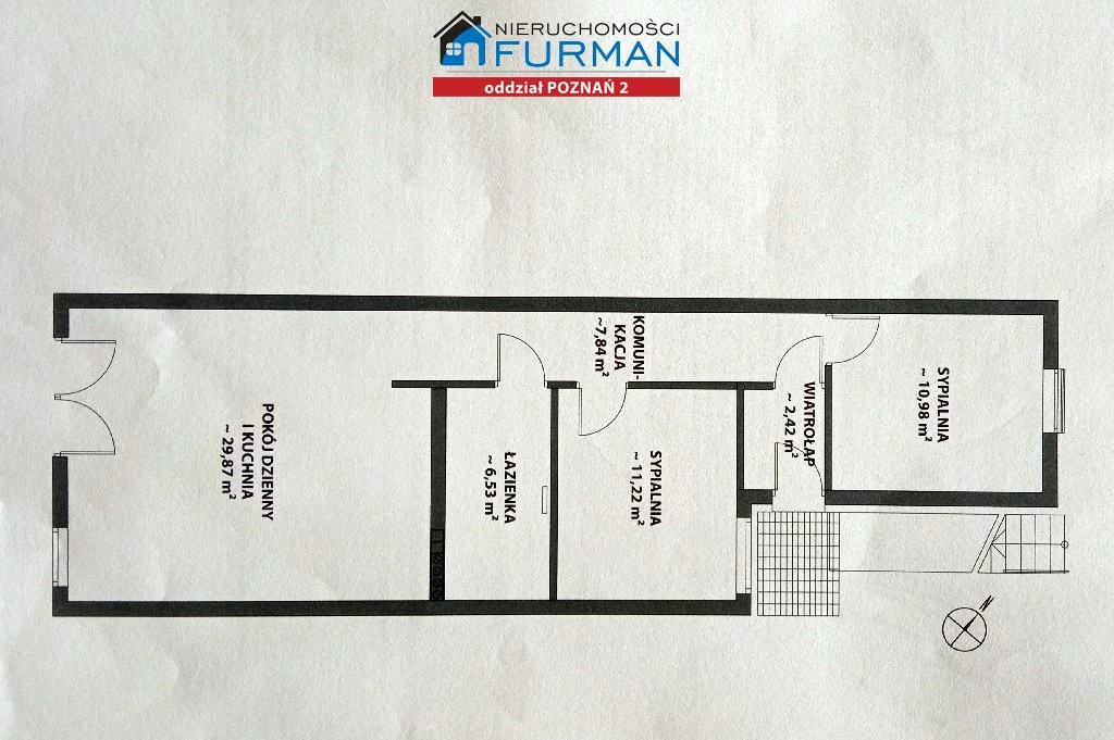 3 pokoje, mieszkanie 68,50 m², piętro 1, oferta nr , FO2-MS-198248, Komorniki, Fabianowska