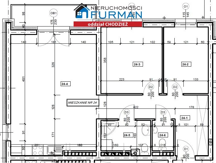 3 pokoje, mieszkanie 67,15 m², piętro 3, oferta nr , FRC-MS-196748, Margonin