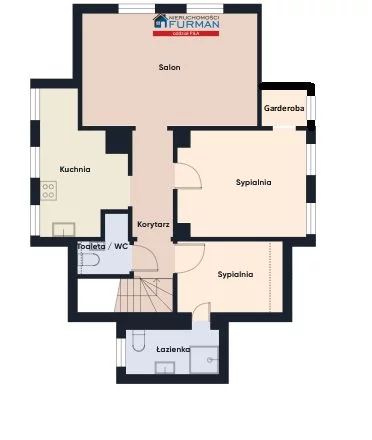 3 pokoje, mieszkanie 76,41 m², piętro 1, oferta nr , FRP-MS-198097, Piła, Górne