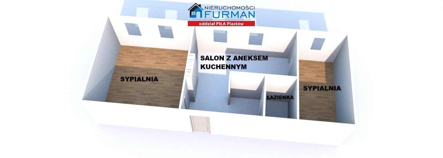 3 pokoje, mieszkanie 56,75 m², piętro 3, oferta nr , FRP-MS-197791, Piła, Śródmieście