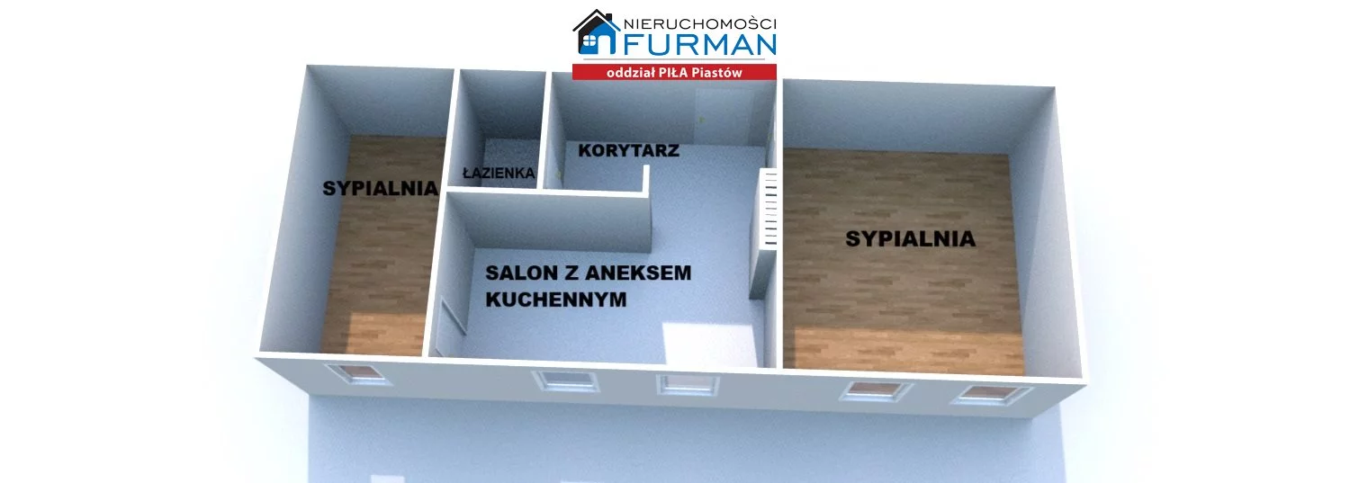 3 pokoje, mieszkanie 56,75 m², piętro 3, oferta nr , FRP-MS-197791, Piła, Śródmieście