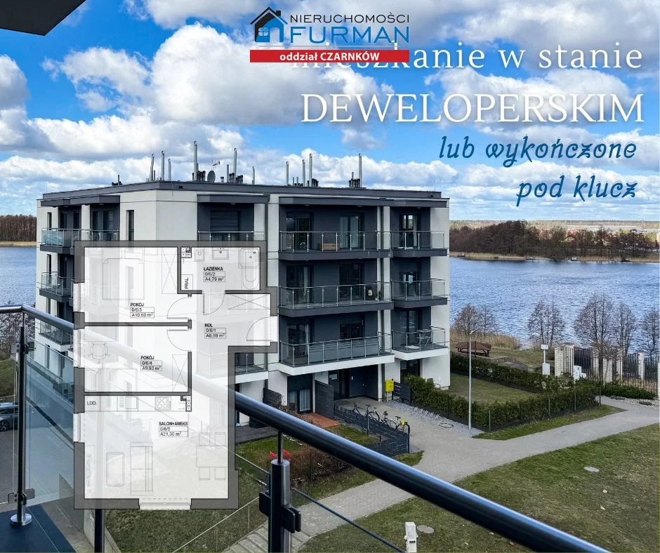 Mieszkanie trzypokojowe 54,53 m², Wałcz, Sprzedaż
