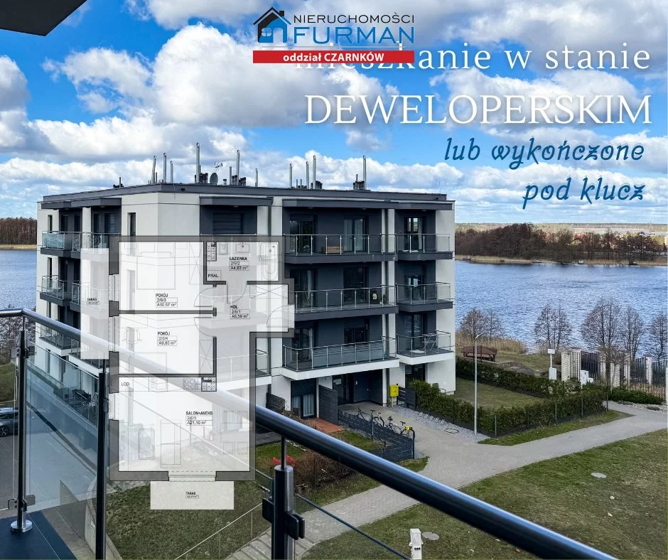 Mieszkanie trzypokojowe 54,74 m², Wałcz, Sprzedaż