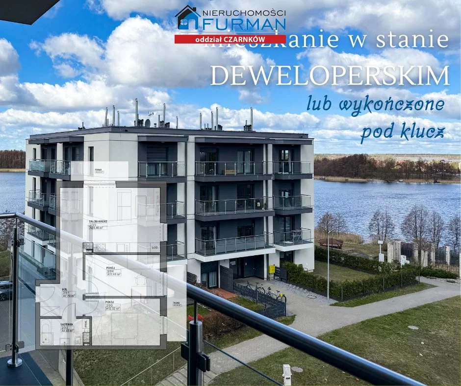 Mieszkanie trzypokojowe 58,87 m², Wałcz, Sprzedaż