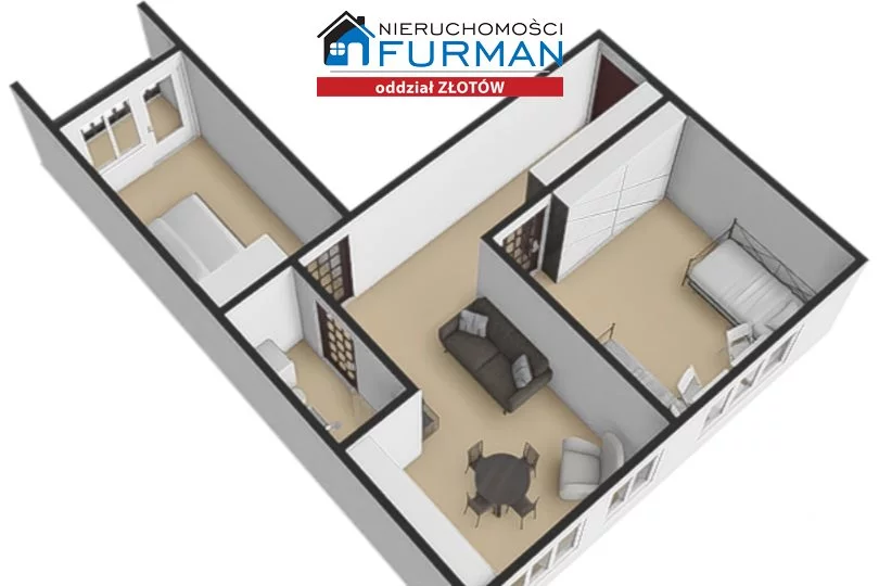 3 pokoje, mieszkanie 56,20 m², piętro 4, oferta nr , FZL-MS-197826, Złotów