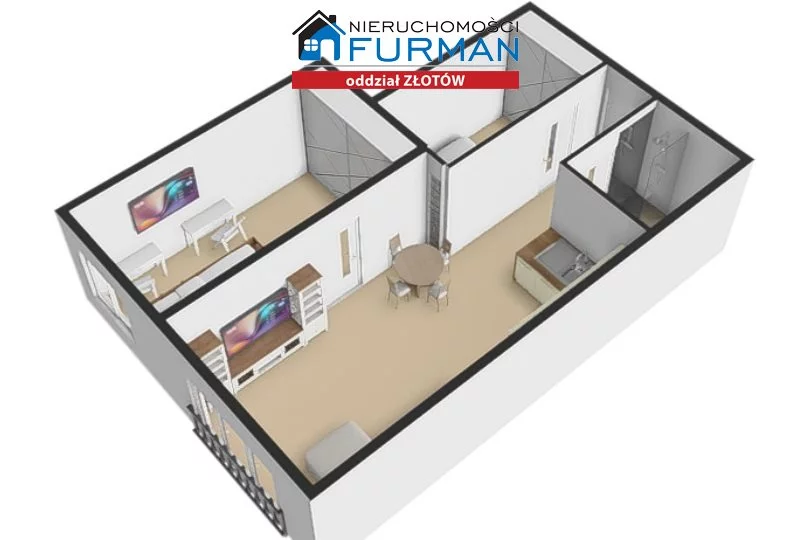 3 pokoje, mieszkanie 62,10 m², piętro 2, oferta nr , FZL-MS-198115, Złotów