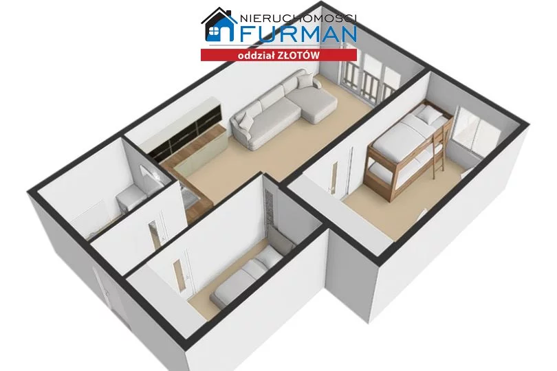 3 pokoje, mieszkanie 62,10 m², piętro 2, oferta nr , FZL-MS-198115, Złotów