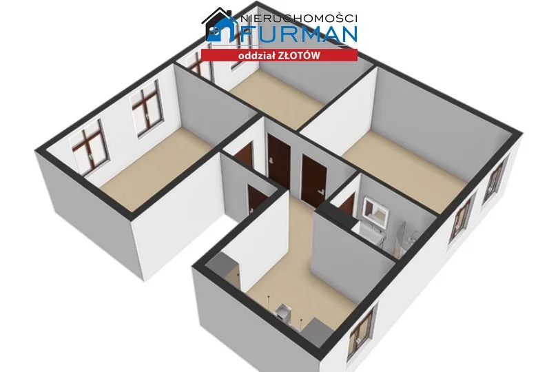 3 pokoje, mieszkanie 85,64 m², piętro 1, oferta nr , FZL-MS-198293, Złotów