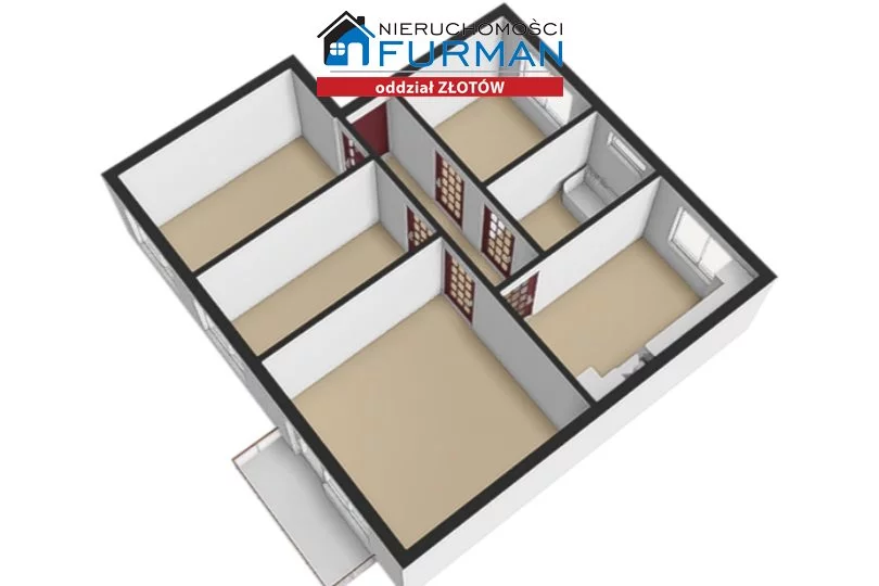 4 pokoje, mieszkanie 73,08 m², piętro 2, oferta nr , FZL-MS-197258, Krajenka