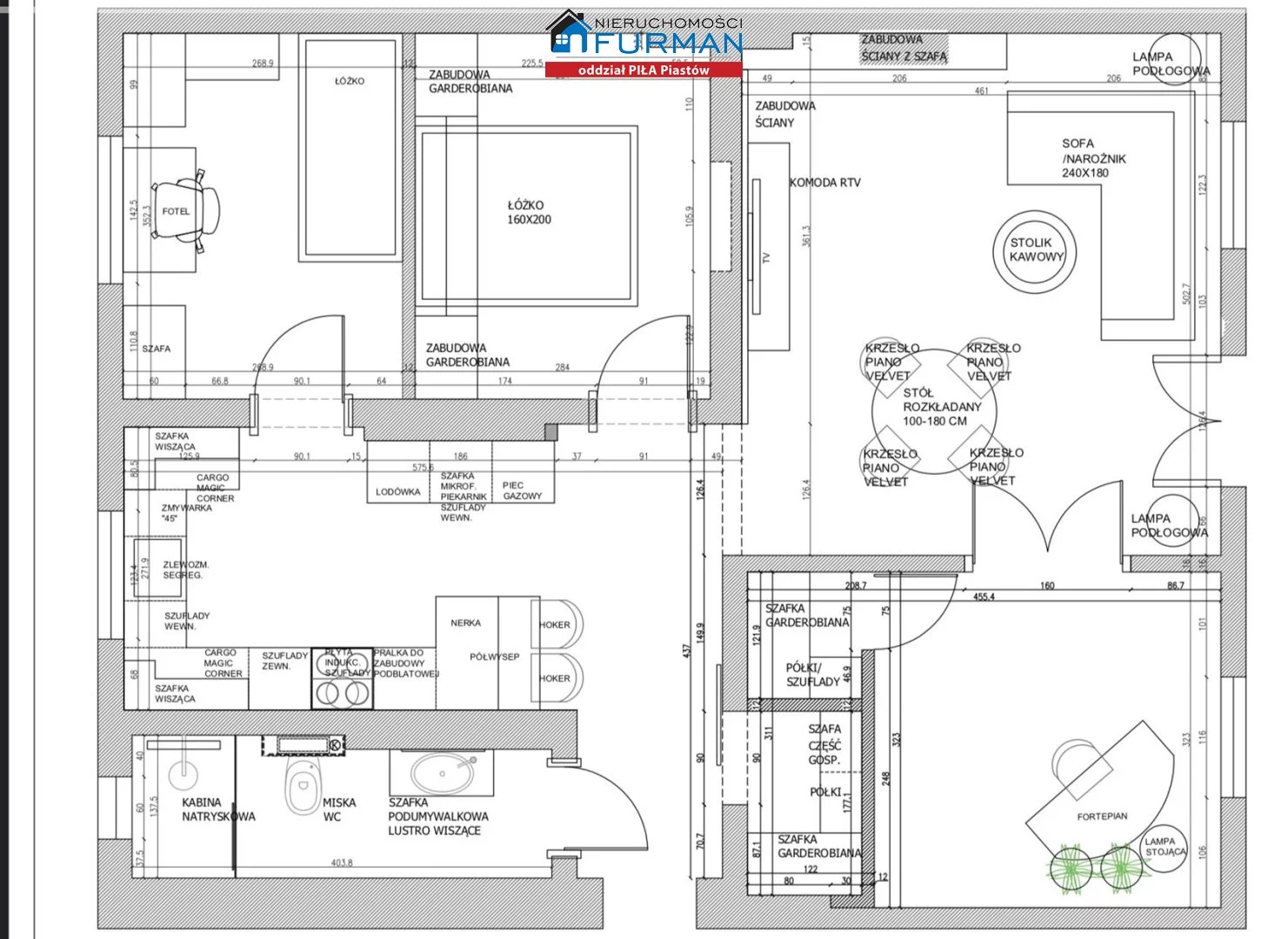 4 pokoje, mieszkanie 80,10 m², piętro 2, oferta nr , FRP-MS-198056, Piła