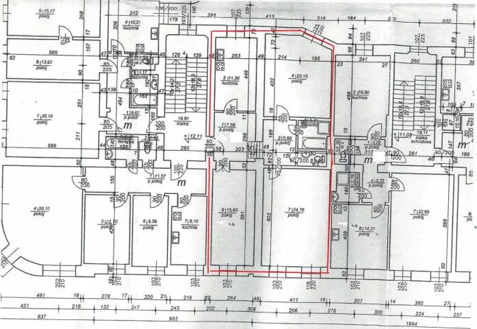 3 pokoje, mieszkanie 90,08 m², piętro 3, oferta nr , 1666, Łódź, płk. dr. Stanisława Więckowskiego