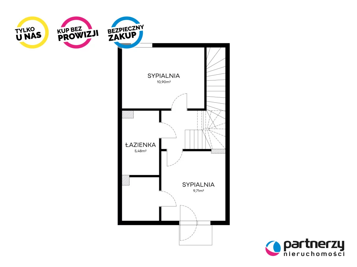 Dom i rezydencja 102,84 m², oferta nr , PAN648722, Bąkowo, Gołębia