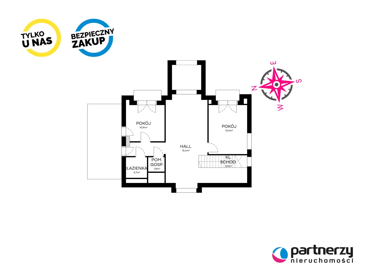 Dom i rezydencja 154,10 m², oferta nr , PAN110001, Osłonino, Nad Gizdepką