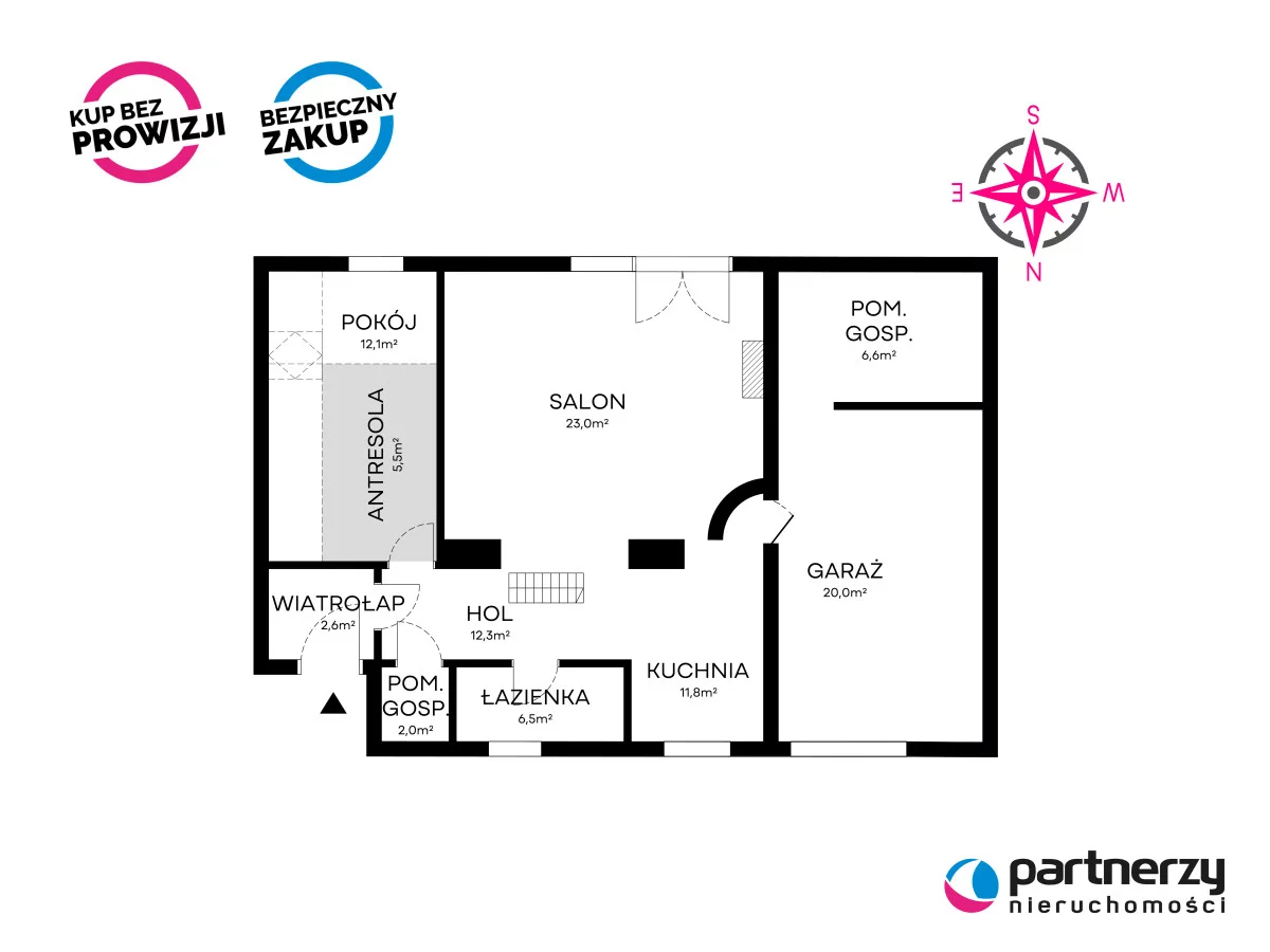 Dom 138,00 m², oferta nr , PAN628111, Koszwały