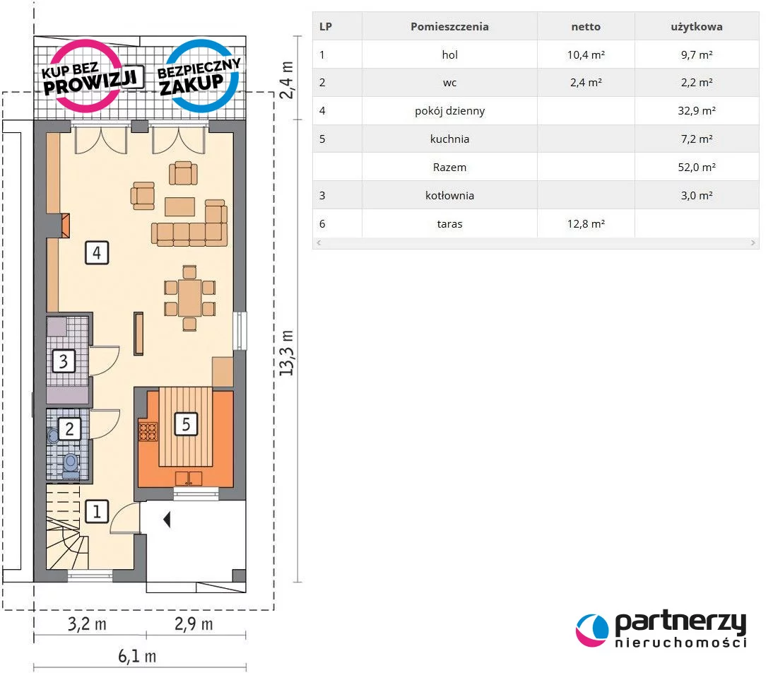 Dom 145,00 m², oferta nr , PAN538737, Kolbudy, Lukrecjowa