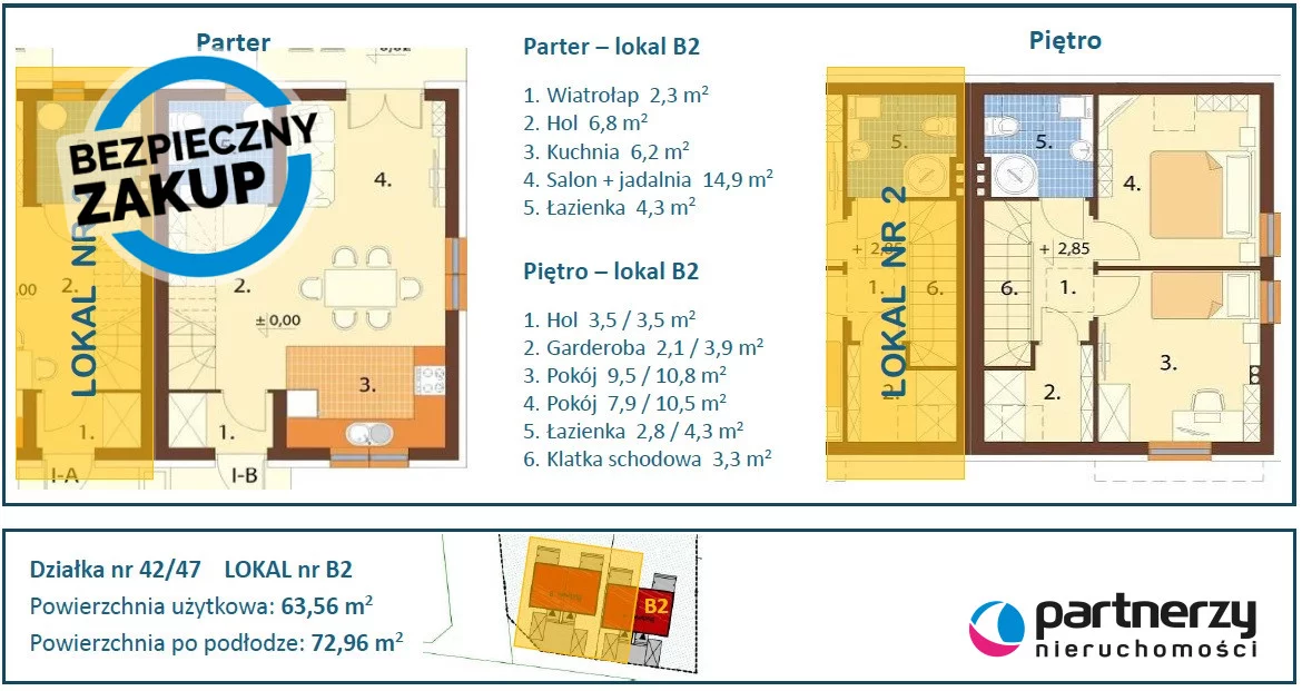 Dom 72,96 m², oferta nr , PAN200810, Kolnik, Różana
