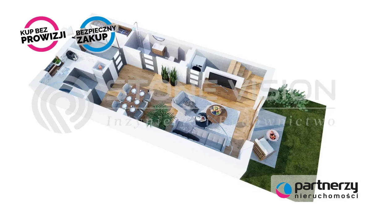 Dom 80,47 m², oferta nr , PAN768429, Łęgowo, Spacerowa