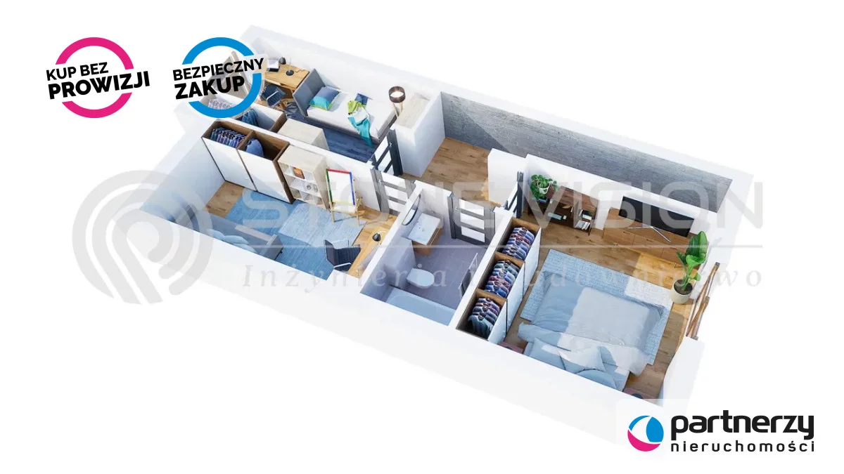 Dom 80,47 m², oferta nr , PAN768429, Łęgowo, Spacerowa