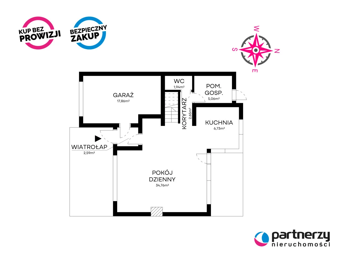 Dom i rezydencja 131,52 m², oferta nr , PAN750561, Banino, Szafirowa