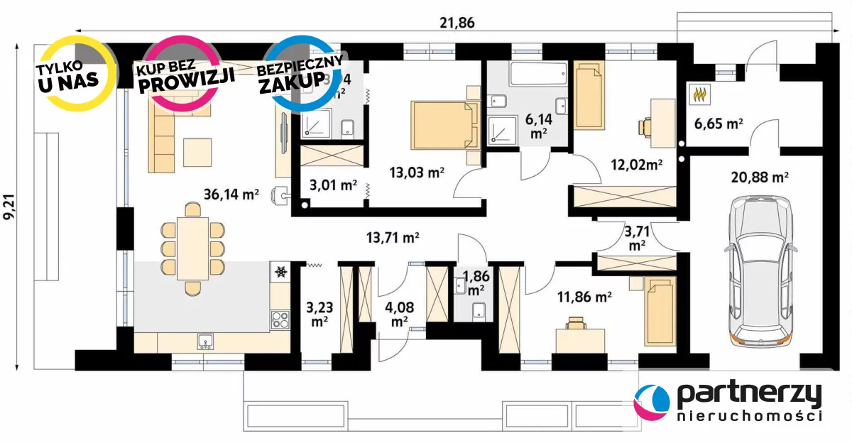 Dom 190,00 m², oferta nr , PAN857814, Żuromino