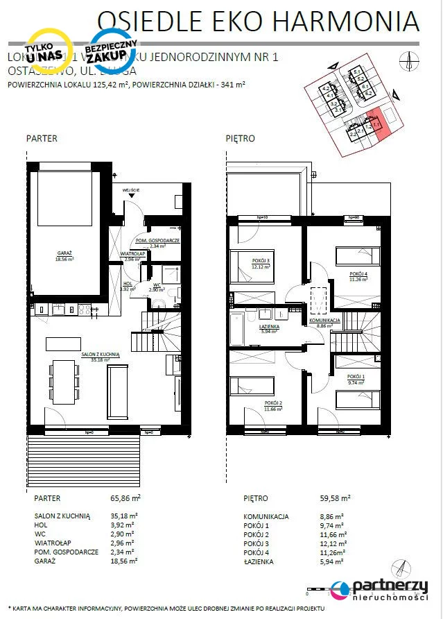 Dom 125,42 m², oferta nr , PAN483874, Ostaszewo, Długa