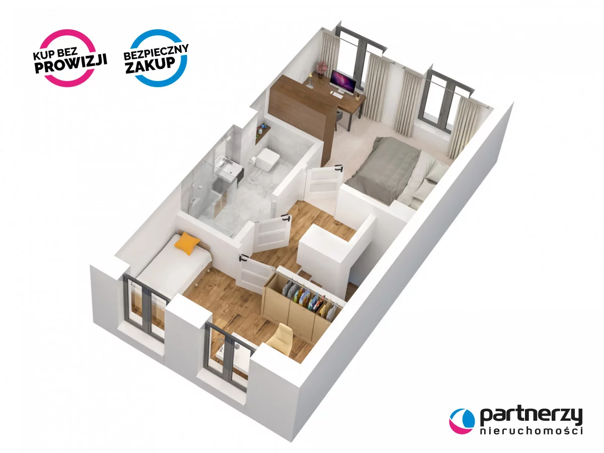 Dom 64,55 m², oferta nr , PAN130512, Rokitnica, Droga Słowackiego