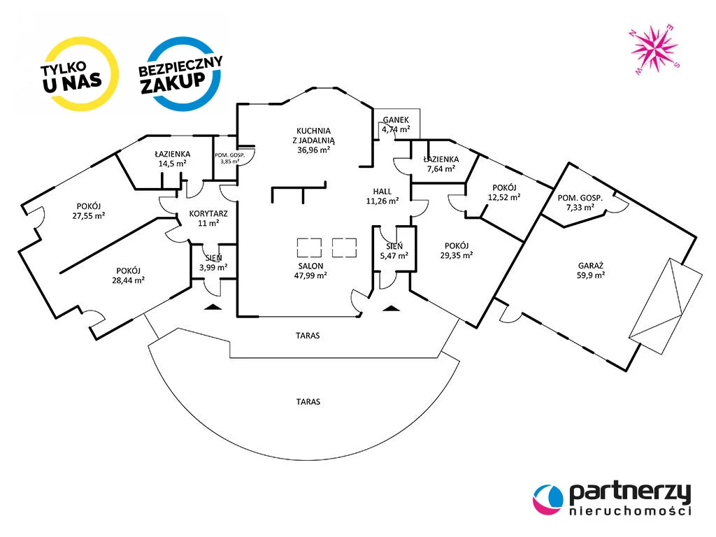 Dom i rezydencja 298,00 m², oferta nr , PAN713030, Gdańsk, Kokoszki, Grzybowa
