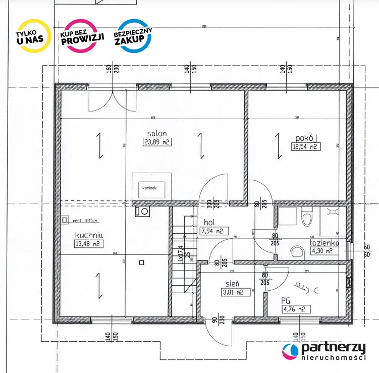 Dom i rezydencja 113,59 m², oferta nr , PAN530597, Pępowo, Jana Trepczyka