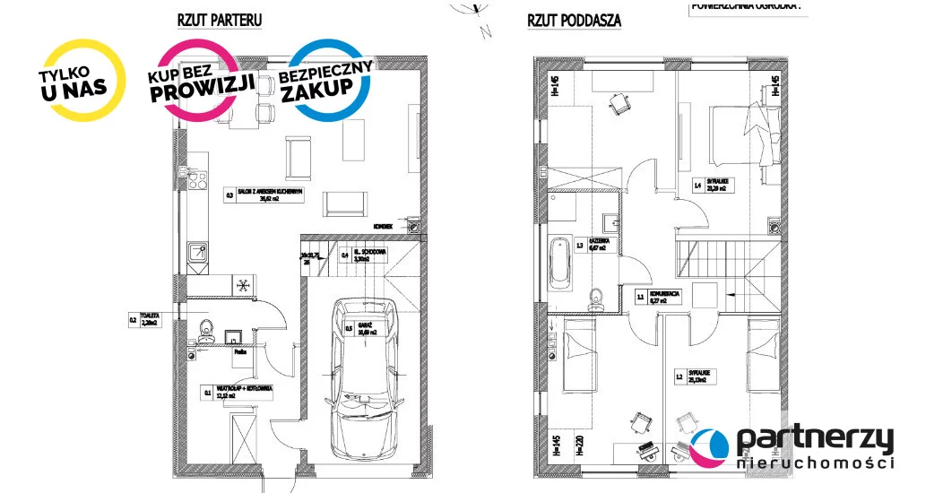 Dom 133,13 m², oferta nr , PAN714303, Bojano, Nad Rozlewiskiem