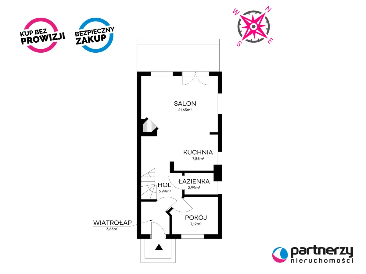 Dom 96,07 m², oferta nr , PAN375383, Niestępowo, Ogrodowa