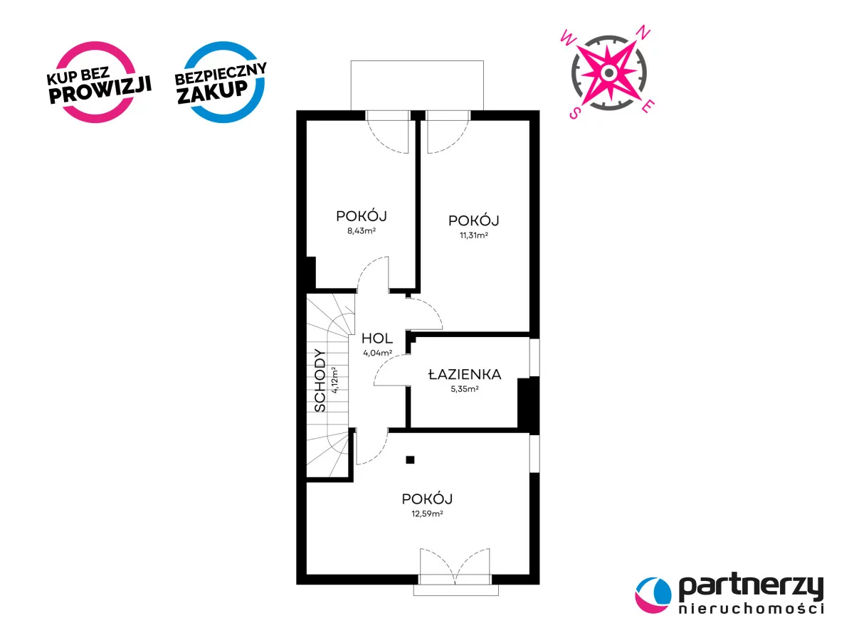 Dom 96,07 m², oferta nr , PAN375383, Niestępowo, Ogrodowa