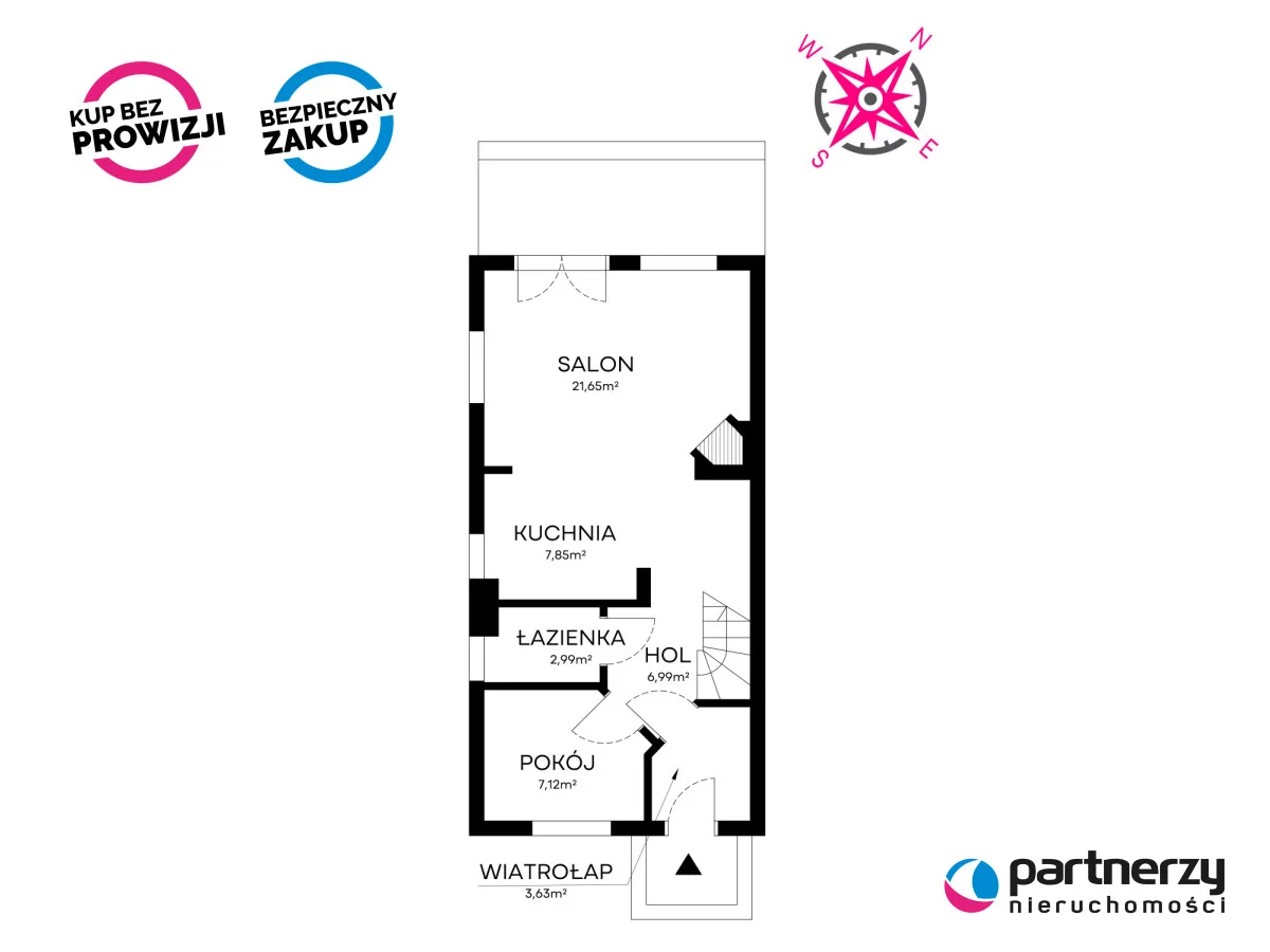 Dom 96,07 m², oferta nr , PAN746745, Niestępowo, Ogrodowa