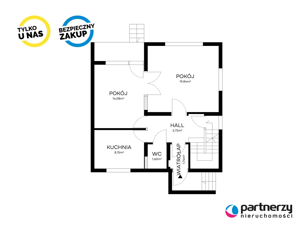 Dom 150,00 m², oferta nr , PAN933646, Straszyn, Tęczowa