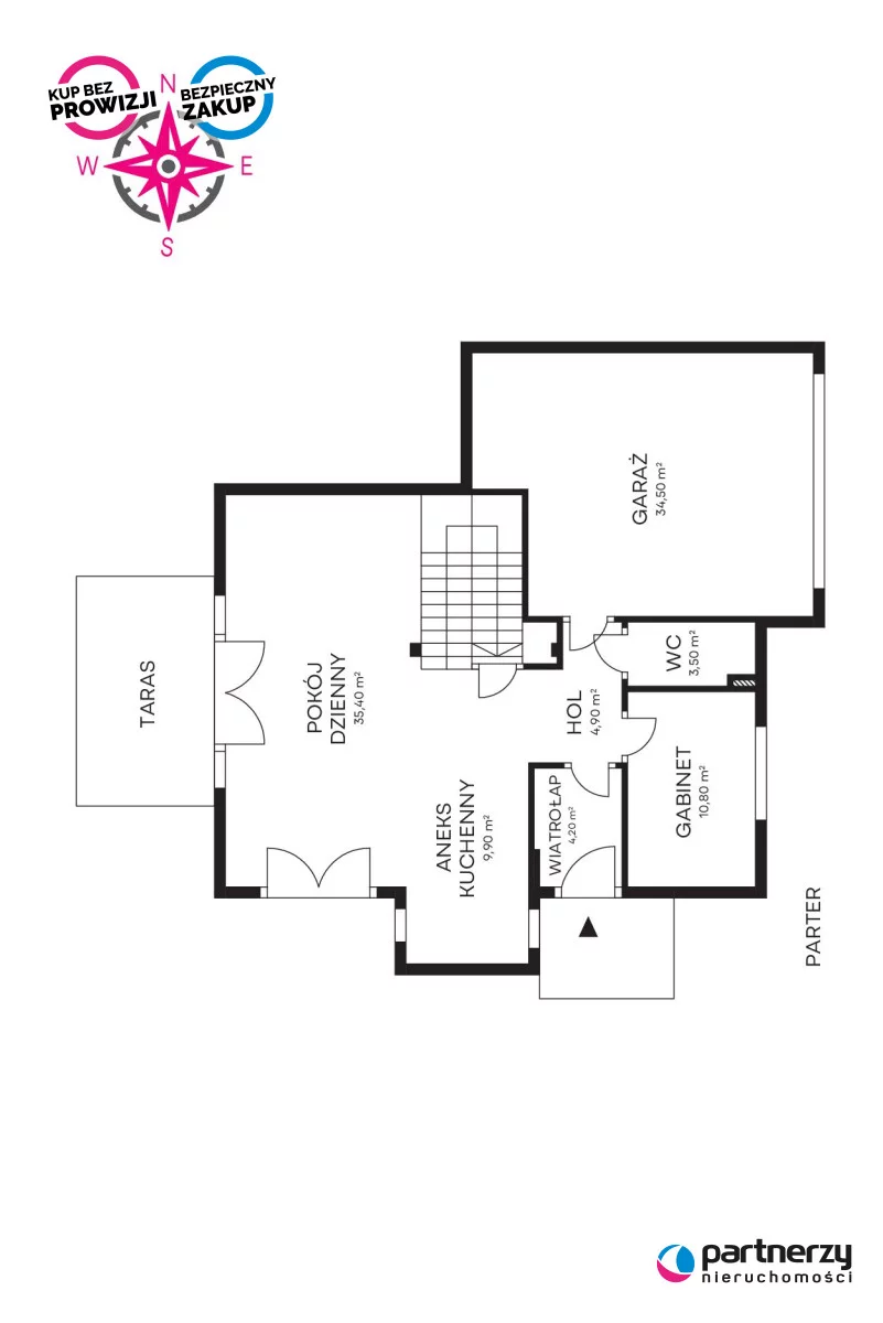 Dom i rezydencja 179,20 m², oferta nr , PAN109654, Tuchom, Zaciszna