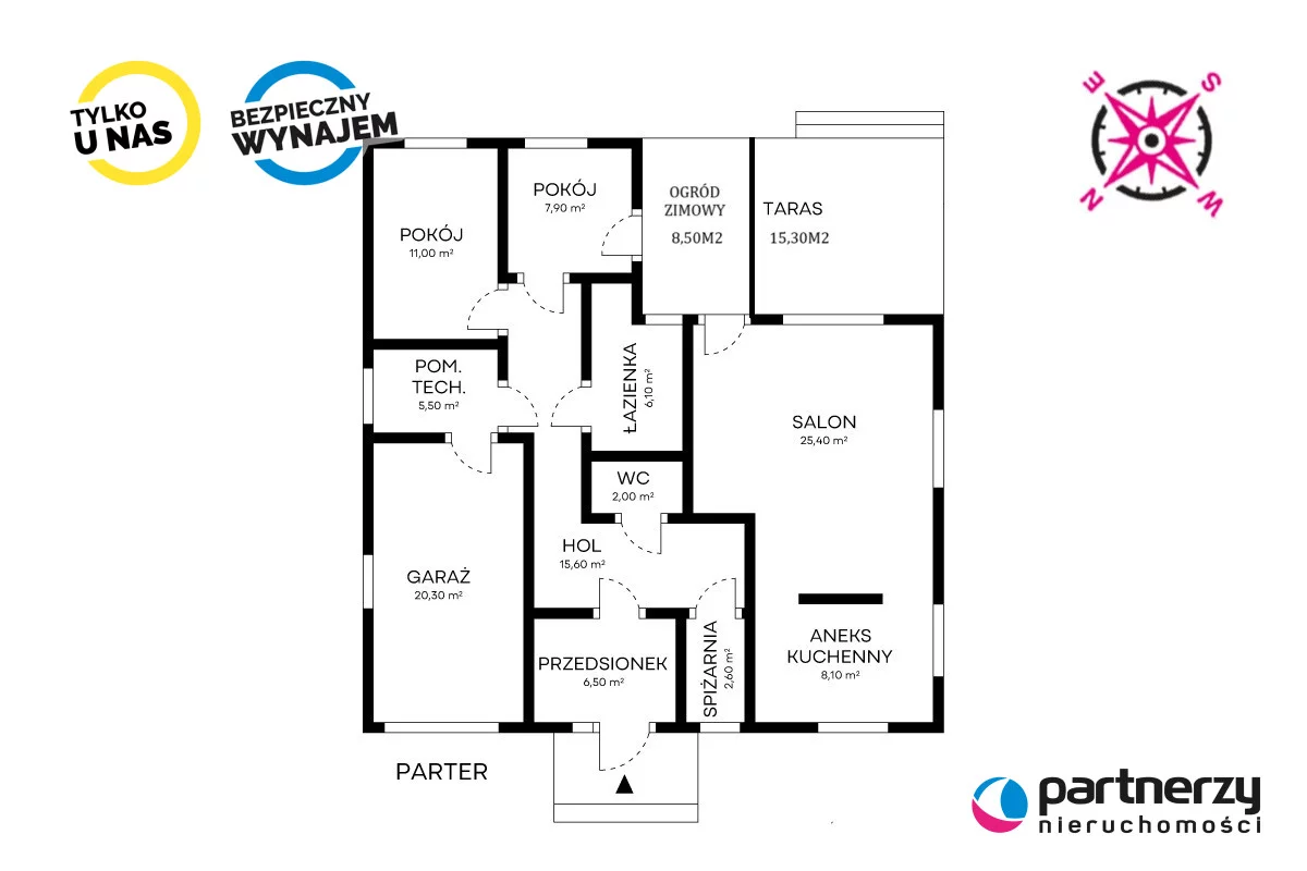 Dom 199,50 m², oferta nr , PAN695622, Stężyca, Bursztynowa