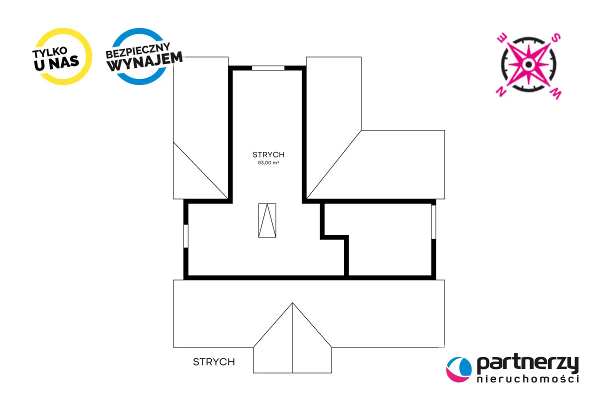 Dom 199,50 m², oferta nr , PAN695622, Stężyca, Bursztynowa