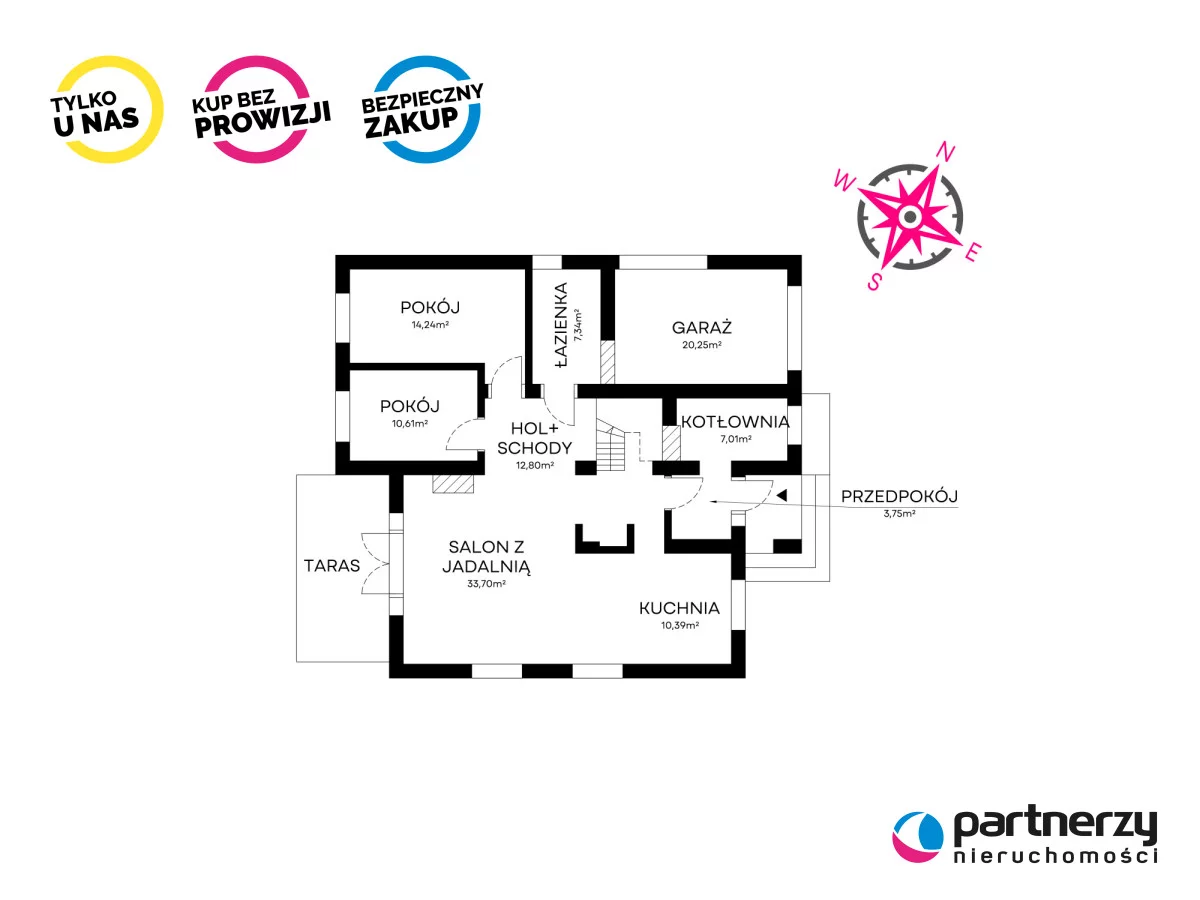 Dom i rezydencja 206,31 m², oferta nr , PAN779054, Kolbudy, Truskawkowa