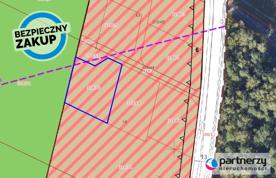 Działka 800,00 m², oferta nr , PAN277384, Chwaszczyno, Adama Mickiewicza