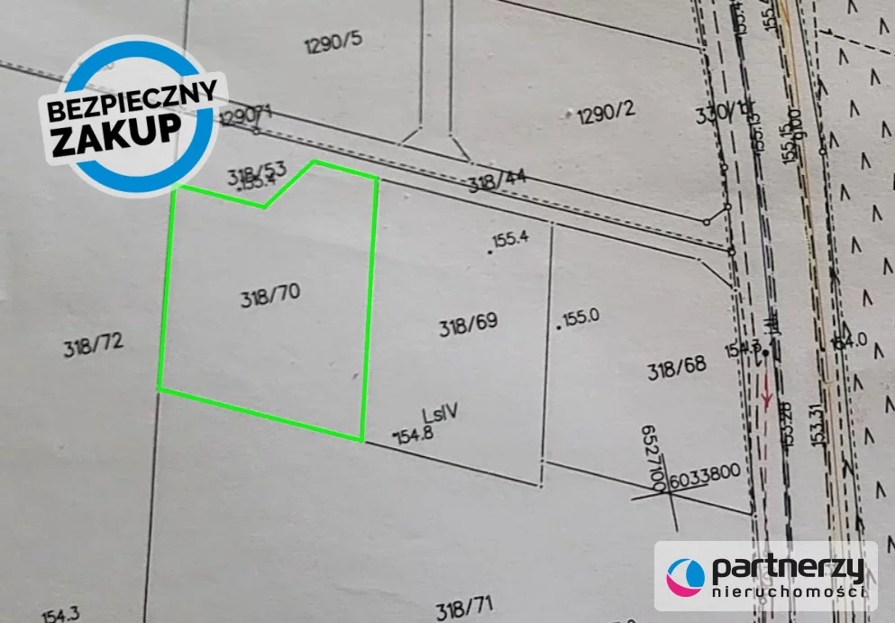 Działka 800,00 m², oferta nr , PAN277384, Chwaszczyno, Adama Mickiewicza