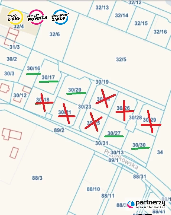 Działka 1 057,00 m², oferta nr , PAN982082, Tokary, Boczna