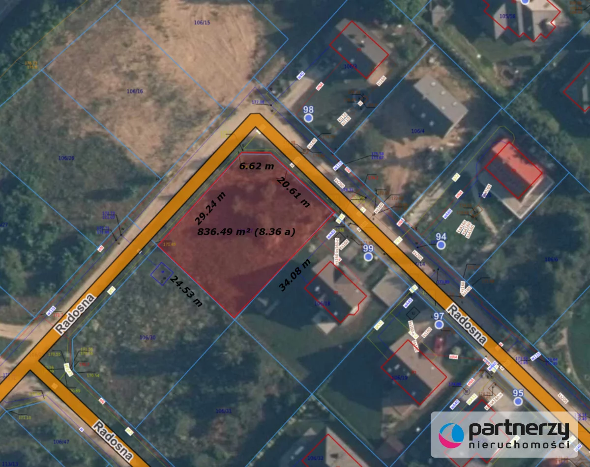 Działka 837,00 m², oferta nr , PAN139963, Borkowo