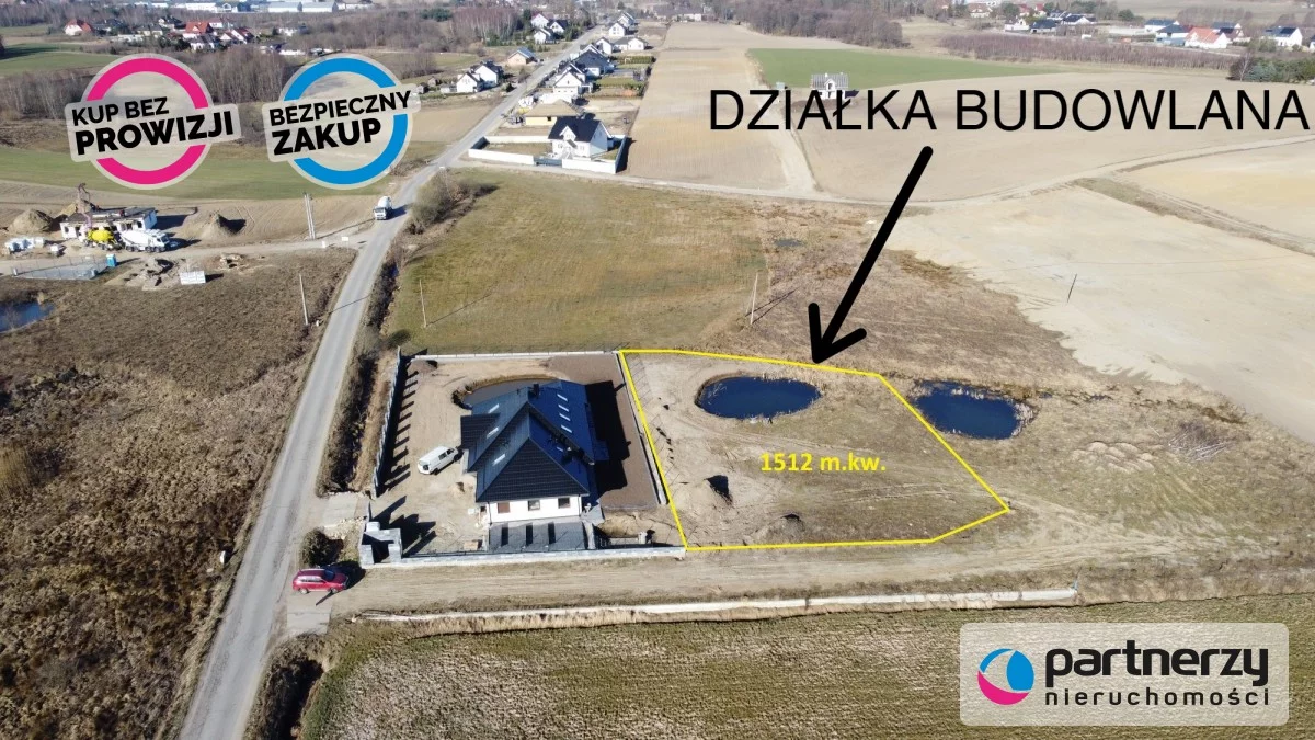 Działka 1 512,00 m², oferta nr , PAN384066, Dobrzewino, Chłopska