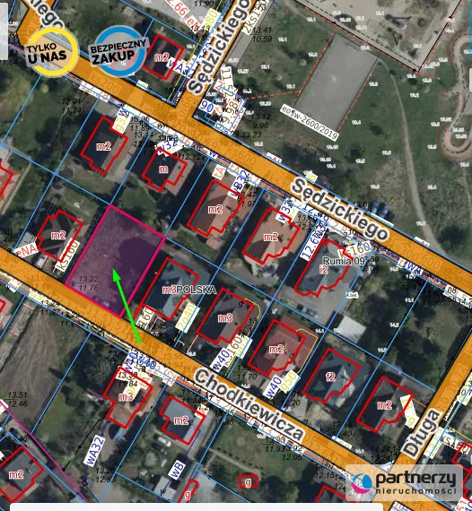 Działka 501,00 m², oferta nr , PAN761906, Rumia, Chodkiewicza