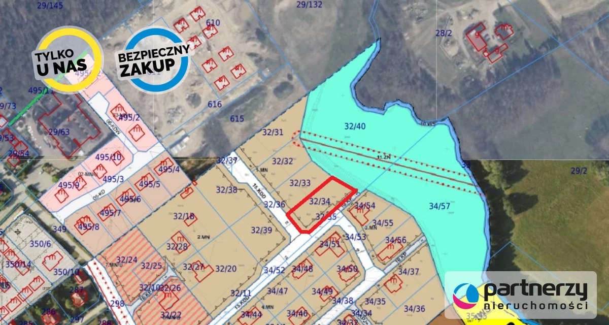 Działka 1 542,00 m², oferta nr , PAN535731, Banino, Dębowa